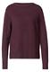 Langarm Pullover mit Boat Neck rustic rouge mel.