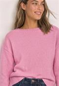 Langarm Pullover mit Boat Neck warm blush mel.