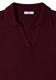 Langarm Pullover mit Polokragen red wine