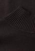 Langarm Pullover mit Turtle Neck charred brown