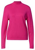 Langarm Pullover mit Turtle Neck ruby raspberry