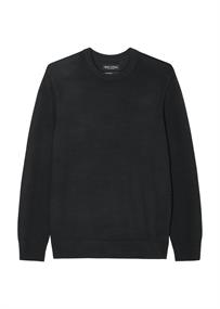 Langarm-Pullover regular black