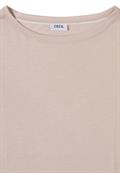 Langarm Shirt aus Lyocell mit Boat Neck cashmere beige