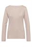 Langarm Shirt aus Lyocell mit Boat Neck cashmere beige