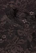 Langarm Shirt aus Spitze black coffee