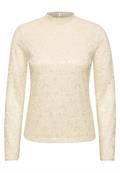 Langarm Shirt aus Spitze pure beige