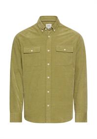 Langarm Shirt mit aufgesetzten Taschen mossstone