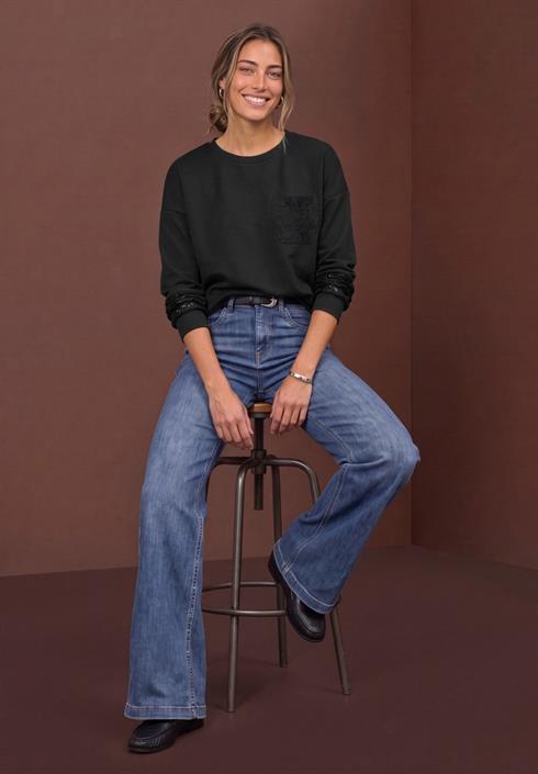 langarm-shirt-mit-details-aus-spitze-black