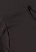 Langarm Shirt mit Rundhals und Spitze black coffee