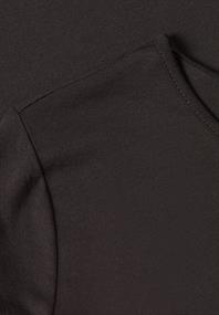 Langarm Shirt mit Rundhals und Spitze black coffee