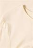 Langarm Shirt mit Rundhals und Spitze pure beige