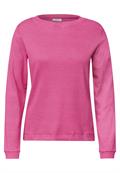 Langarm Shirt mit schmalem Streifenmuster pink flash