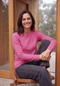 Langarm Shirt mit schmalem Streifenmuster pink flash
