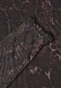 Langarm Shirt mit Turtle Neck charred brown