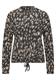 Langarm Shirt mit Turtle Neck und Muster black