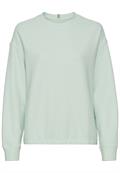 Langarm Sweatshirt aus reiner Baumwolle light peppermint