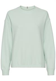 Langarm Sweatshirt aus reiner Baumwolle light peppermint