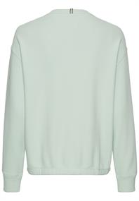 Langarm Sweatshirt aus reiner Baumwolle light peppermint