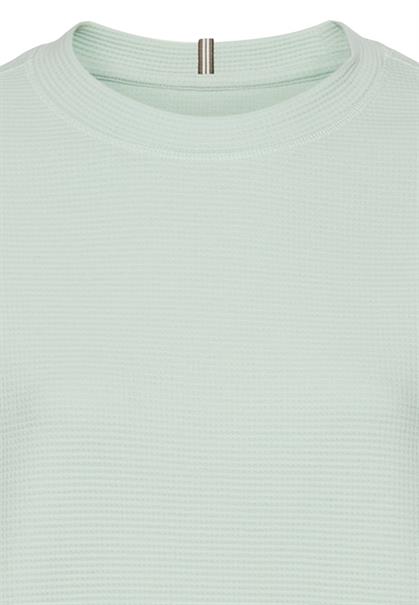Langarm Sweatshirt aus reiner Baumwolle light peppermint