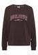 Langarm Sweatshirt mit Stickerei macchiato brown
