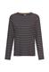 Langarm-T-Shirt aus Bio-Baumwolle ink blue stripes