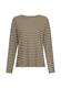Langarm-T-Shirt aus Bio-Baumwolle shadow khaki stripes