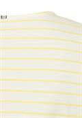 Langarm-T-Shirt aus reiner Baumwolle lemon- milk white