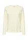Langarm-T-Shirt aus reiner Baumwolle lemon- milk white