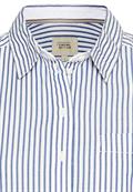 Langarmbluse mit Knopfleiste stripes