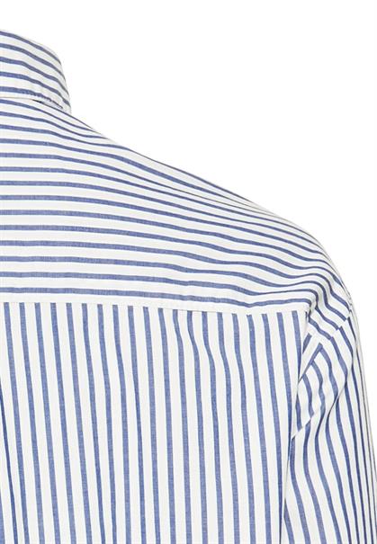 Langarmbluse mit Knopfleiste stripes