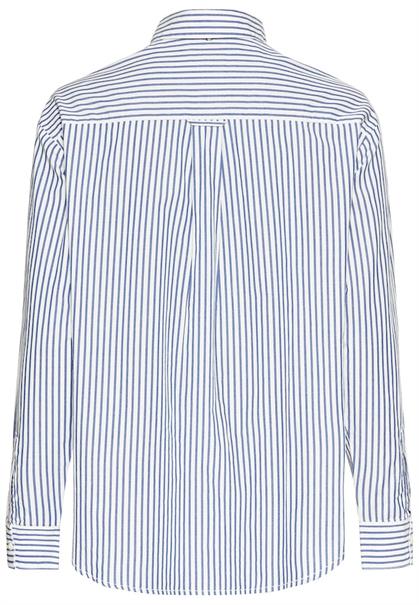 Langarmbluse mit Knopfleiste stripes