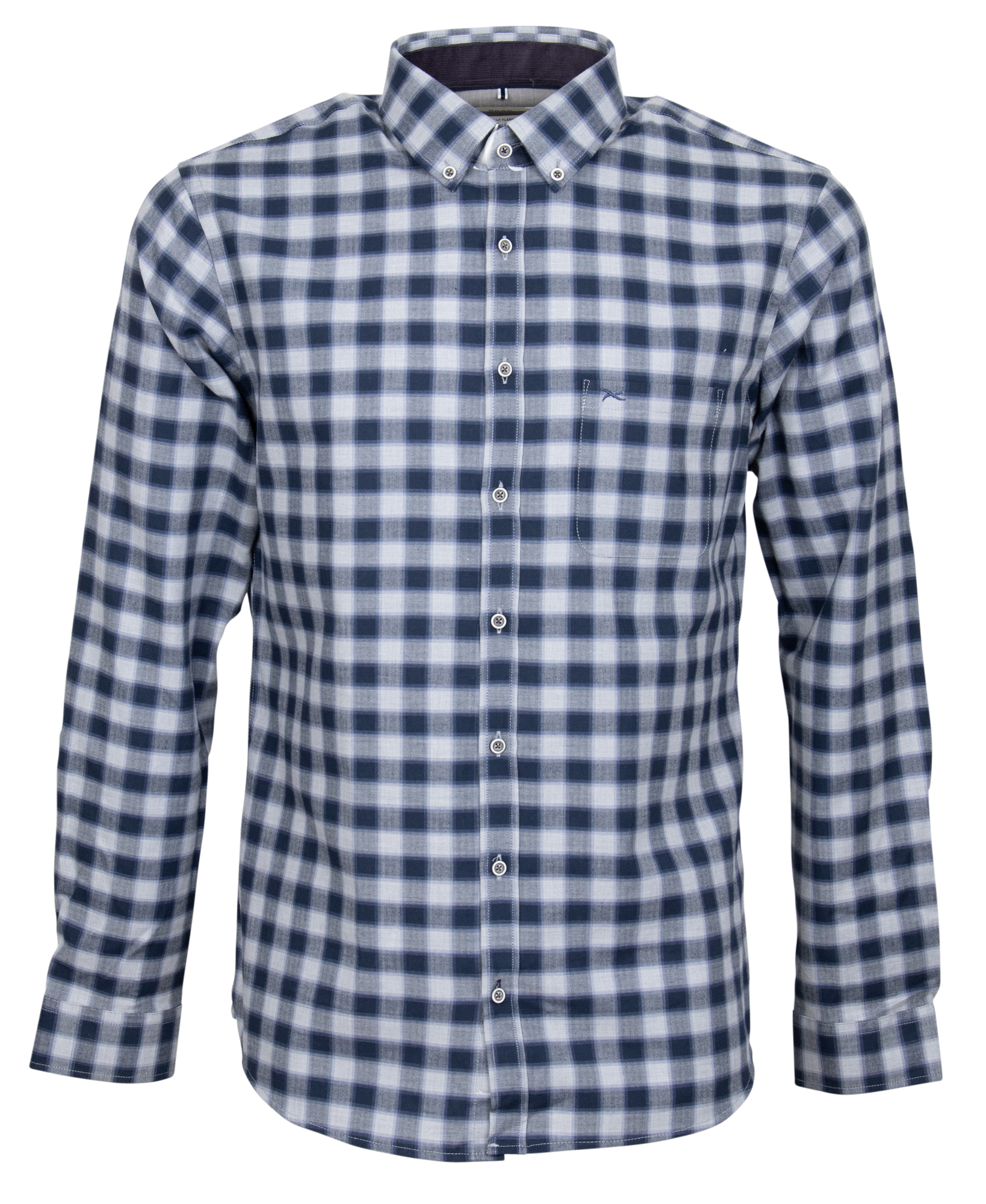 Brax Herren Hemd 45-3677 Blau - herrenhemd