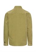 Langarmhemd mit aufgesetzten Taschen mossstone