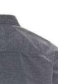 Langarmhemd mit aufgesetzten Taschen tinted blue