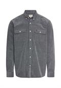 Langarmhemd mit aufgesetzten Taschen tinted blue