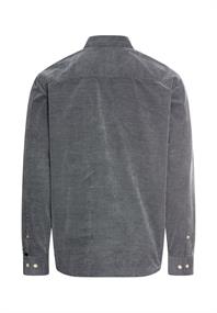 Langarmhemd mit aufgesetzten Taschen tinted blue