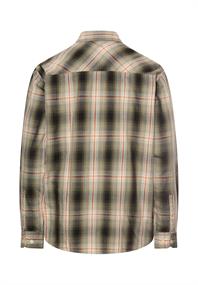 Langarmhemd mit Brusttasche burned orange