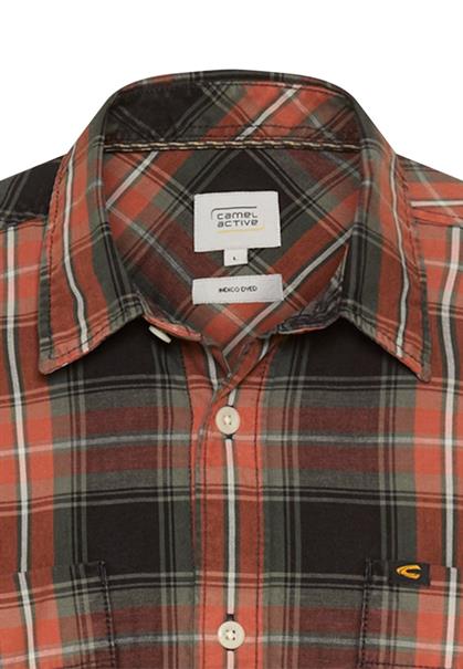 Langarmhemd mit Brusttaschen cinnamon