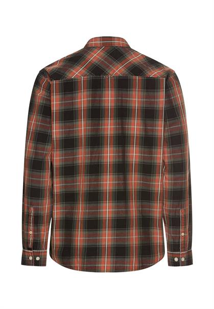 Langarmhemd mit Brusttaschen cinnamon