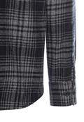 Langarmhemd mit Karomuster rock grey