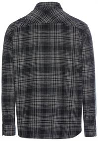 Langarmhemd mit Karomuster rock grey