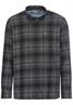 Langarmhemd mit Karomuster rock grey