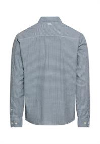 Langarmhemd mit Knopfleiste dark navy