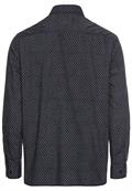Langarmhemd mit Minimal-Print night blue