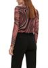 Langarmshirt aus Mesh olive