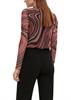 Langarmshirt aus Mesh olive