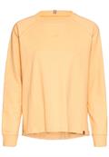 Langarmshirt aus reiner Baumwolle apricot