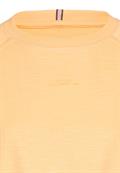 Langarmshirt aus reiner Baumwolle apricot