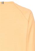 Langarmshirt aus reiner Baumwolle apricot