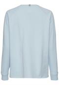 Langarmshirt aus reiner Baumwolle french blue